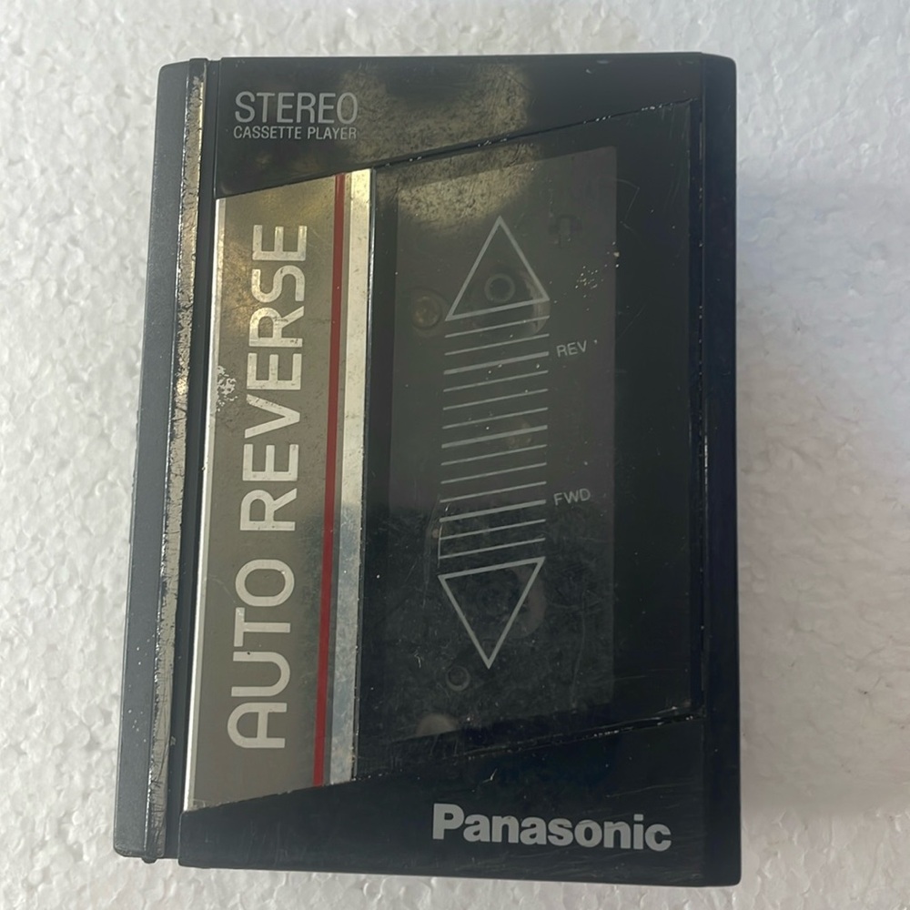 Vintage 80s Panasonic RQ-JA65 stereo cassette tape player auto reverse